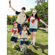 Disney (Disney) parent-child clothing summer family of three short-sleeved raglan sleeve T-shirt trendy family of four suit mother and daughter love spring clothing picture color single top 110 boys 30-37 Jin Jin equals 0.5 kg