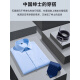 GY goldlion金利来吸湿透气新疆棉公务款商务上班纯色短袖衬衣男衬衫口袋 DX6636 38 (建议100-120斤)