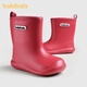 
Balabala children's rain boots boys' non-slip waterproof baby rain boots girls water shoes boys water boots children's non-slip rubber shoes overshoes