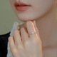 Floral manor simple bead ring simple light luxury temperament adjustable adjustable niche simple temperament ring ring