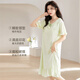 
Urban beauty nightgown for women in summer with chest pad cloud cotton short-sleeved pajamas sweet Korean version 2025 new student home clothes