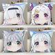 
Beizu Gui Fang Jia Dayi pillow blue file Baizi Baizhou Ziweihua peripheral Q version game peripheral cushion pillow BZ1283 Hina 45x45 cm (pillow case + pillow core)