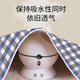 葆氏成人隔尿垫老人防水可水洗儿童专用防漏床单透气尿不湿护理床垫 蓝白格100*150CM