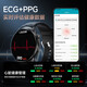 KPEP [Certificación médica] Azúcar de presión arterial, ácido lipidúrico en sangre ECG ECG Cielo cardíaco Oxígeno Sueño Atención remota Pago fuera de línea NFC Bluetooth Call Smart Health Watch [Certificación médica] GJ-SH-03 Negro