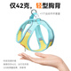 Miling dog rope traction rope new model with bell small and medium-sized dog walking harness golden retriever teddy dog chain pet supplies yellow and blue traction rope with bell-S (3-6Jin Jin equals 0.5 kg)