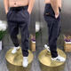 
[693 people collect] Spring and Autumn Large Size jeans for men loose plus fat plus bigger fat Brother Harem pants straight black 8XL 240-265Jin [Jin equals 0.5 kg]