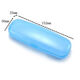 
Najia Ge glasses box Sliding type plastic box transparent anti-pressure portable presbyopia glasses box simple storage box blue 2 pieces