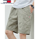 Tommy Hee Kelly Tommy Sommer Pure Cotton Five-Cut-Shorts Casual All-Match Lose Beach Hosen Herren trendy 9224 Khaki + 9224 Hellgrau M (vorgeschlagen 100-120jin [Jin entspricht 0,5 kg]))