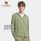 Camel (CAMEL) outdoor sun protection clothing for men and women, UV protection, breathable ice silk, thin and breathable fishing clothing 1009-2 L