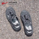 Huili Sandals Men's 2025 Summer New Hollow Avalte Beach Beach Beach Shoes 1246 Gray 42