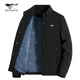 Sept Wolf Lapel Business Jacket Men's Men's Spring and Automne Automne High-Quality Fer Free Free Dimensional Administrative Cadre Jacket Kirt d'âge moyen et jeune papa Tenue 826 Black régulier xl Poids recommandé 130-145 Jin [Jin est égal à 0,5 kg]