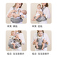 
Aiyuan Mei waist stool baby strap lightweight four seasons two-in-one baby going out simple front-held breathable net summer baby holding artifact Moonlight gray [X shoulder strap not slippery shoulder]