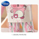 Disney Girls Pyjamas Kinder langärmelige dünne Frühlings- und Herbst mittelgroße Kindermädchen-Heimkleidung 2024 Neues reines Baumwollset 2 m-ST-11304 8 Größen (100-110) cm