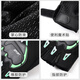 Yu Zhaolin (YUZHAOLIN) fitness half-finger gloves for men, iron equipment, wrist guards, horizontal bar deadlift, non-slip, wear-resistant, outdoor cycling, black and gray - upgraded half-finger style, one size fits all