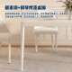 Mesa de comedor de Pashaman estilo crema francesa mesa panorámica de comedor panorámico y silla Combinación sala de estar simple mesa de comedor rectangular pequeña 1043y [crema blanco] 1047p# silla de comedor de oratrones cuatro combinación