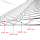 Carbon steel shelves chrome-plated wire mesh stainless steel household wheels movable warehouse storage metal shelves Thickened 1518 length * 355 width mm Thickened 1000mm Total height * 3 layers No wheels