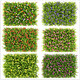 Simulated outdoor plant wall plastic fake lawn background living room plants indoor balcony artificial turf door head height 9 cm encrypted green