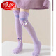 
Langsha stockings for girls over knee socks thin mesh summer children mosquito-repellent baby high socks summer cartoon Kulomi white about 50CM 4-15 years old, average size