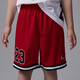 Nike (Nike) Jordan-offizielles Nike Jordan Boys Playoffs T-Shirt und Mesh Shorts Anzug Summer II2533 687 Fitness Red 130 L