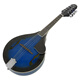 Nanzhong Tibetan Gitarre Acht-Saiten-Mandolin Qin Western Musikinstrument Elektrische Klang Mandoline Mandala Ethnisches Musikinstrument Mandoline Elektrische Box Sonnenuntergang Farbe