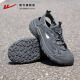 Huili Sandals Men's 2025 Summer New Hollow Avalte Beach Beach Beach Shoes 1246 Gray 42