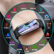 Smart Bracelet Sport -Schrittzähler Wecker Farbbildschirm Bluetooth Armband Uhr Multifunktion Mobile Handy Paare Universal Cosmetries Cool Schwarz - Factory Direct Supply - Qualitätssicherung [Schwarz] Luxusmodell [Multifunktional Sports Fashion Universal]
