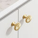 CLCEY modern simple gold solid zinc alloy single hole handle cabinet drawer wardrobe shoe cabinet door handle furniture hardware store manager recommendation 6169-single hole