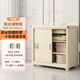 Xingdu Home Sunscreen Balkon Aufbewahrungsschrank Schlafzimmer Schiebetür Eisengarderobe Außenwaterfester Lagerschrank Stahlhöhe 1000* lang 825* breit 550 mm