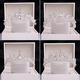 ShiJUN's birthday crown tiara girl's bride 2025 new style wedding dress accessories 18-year-old wedding crown hair crown -09 gold gift box + double-layer hair comb veil
