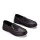 Clarks men's shoes 2025 summer genuine leather casual soft sole hollow hole-punched breathable cover foot sandals men's black 38