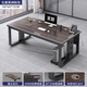 Rongjiang leader desk boss desk president desk work desk manager desk supervisor desk black walnut 1.4 meters single table
