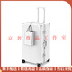 GOLFERY light luxury brand suitcase large capacity aluminum frame 30-inch thickened overseas travel box men and women trolley box black note, choose the required size before placing an order