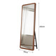 Yupin Dressing Mirror Schlafzimmer Spiegel Vollkörperspiegel Wand Hängende Wand Haushaltsanpassungsgeschoss bis Decken Holzrahmen Spiegel JY78 Walnuss 160*50