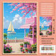 Taoli Shijia Heilung rosa Seaside Blumengeschäft Puzzle 1000 Stücke mit Fotorahmen hochpräzise handgefertigtes Geschenk Kinder Bildungsspielzeuge Sommer am Meer-S1049 1000 Teile ohne Fotorahmen (Katastar/Poster)