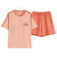 Langsha 2025 Pure Cotton Summer Pajamas Women Pulover Pajams Летние шорты с коротки