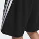 阿迪达斯 （adidas）男裤运动裤宽松舒适透气针织休闲短裤KC3897 黑色  XL 