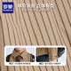Romon boys' shirt, versatile vertical striped long-sleeved shirt, medium and large children's Hong Kong style casual spring and autumn jacket, coffee color 110