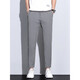 
Jiumuwang men's pants expert Jiumuwang high-end ice silk stretch nine-point pants men's casual pants summer thin straight tapered drooping trousers dark gray B9905 28