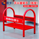 Guxiang fire extinguisher rack fire extinguisher base floor placement rack fire extinguisher rack bottom bracket fire emergency rescue display red metal paint thickened fixed bracket 4/5 kg fire extinguisher rack - 2 units