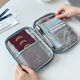 Passport y billetera Bolsa de almacenamiento en el extranjero Pasado de viaje portátil Pase de protección Caso de registro del hogar Cambio de tarjeta Grid/gran capacidad