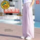 G. Duckkids Girls Summer 2025 Nouveaux enfants à la mode et à la mode pour enfants à manches courtes décontractées Pantalon deux pièces 9889 T-shirt blanc +15106 Purple 120 cm