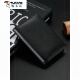 Woodpecker (Tucano) Titular de tarjetas de negocios de alta gama de negocios Moda de cuero de cuero de cuero para hombres y mujeres Negocios de tarjetas de presentación de alta gama Caja de vaca oscura Marrón Dark Imported Cow Wide