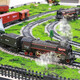 Train rétro à vapeur rétro Train à grande vitesse modèle garçon jouet grenards