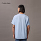 Calvin Kleinjeans 25 printemps et été Nouveau homme de loisirs pour hommes de loisirs CK Imprimé en coton pur t-shirt à manches courtes à manches courtes 4RB832G