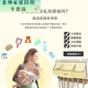 
Zhewei Crib Storage Bedside Storage Bag Diaper Table-Hanging Storage Bag Bedside Storage Bag Foldable and Washable Upgrade-Happy Cat