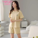 
Modal pajamas women's new summer pure cotton shorts shorts simple casual cotton thin style for outdoor wear. Z9854 M Recommended 80-100Jin [Jin equals 0.5 kg]