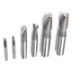 Shanggong 5 pieces straight shank keyway end mill 12mm 2-edge two-tooth keyway end mill