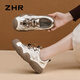 Zhr Shoking Shoes para mujeres Casual al aire libre Sports Lightweight Creek Tracking Zapatos para mujeres Supulaciones versátiles Zapatos de mujer G683 Rice Brown 37