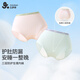 Jiu Suiban children's menstrual pants for girls during menstruation, three-layer widened leak-proof underwear, belly protection shorts, moisture-wicking and sweat-proof Class A briefs