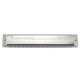 Tongbao REST SYMS STUDIENT MODIFIZIERTE METALL ZEHREN 24-LOCHE POLYPHONIC MARHONICA 6624 Anfänger mit Standard Silber Zither
